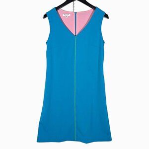 $398 Minan Wong ESME Retro Slip A-line Dress Size 8 Tank Knee Length Designer